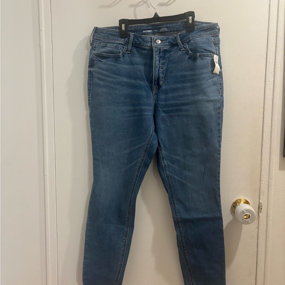 Old Navy Blue Skinny Jeans Classic Denim